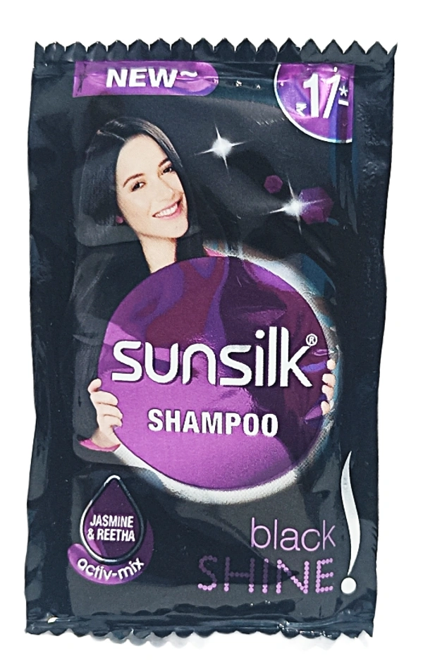 Sunsilk Shampoo (Black Shine) - ₹1 × 64N