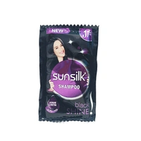 Sunsilk Shampoo, Black Shine -₹1 × 64N