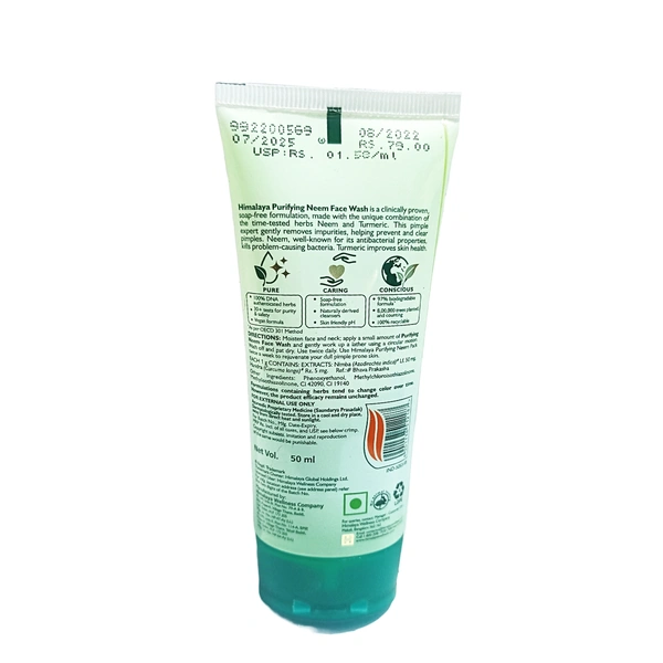 Himalaya Purifying Neem Face Wash -50ml