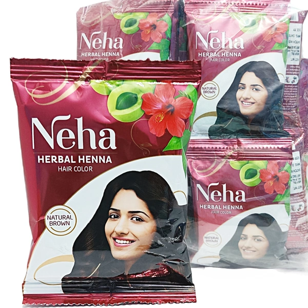 Neha Henna, Hair Color ( Natural Brown)- ₹10 × 