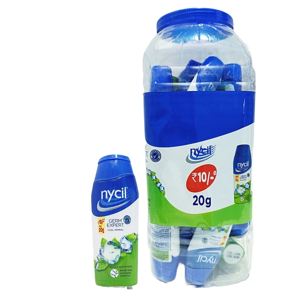 Nycil Germ Expert, Cool Herbal Talc -₹10 × 25N