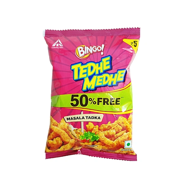 Bingo! Tedhe Medhe  - ₹5 (Pack Of 12)