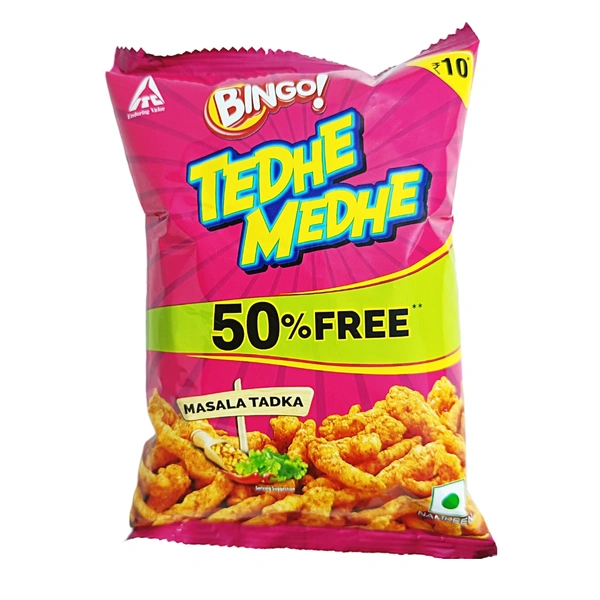 Bingo! Tedhe Medhe  - -₹10 (Pack Of 12)