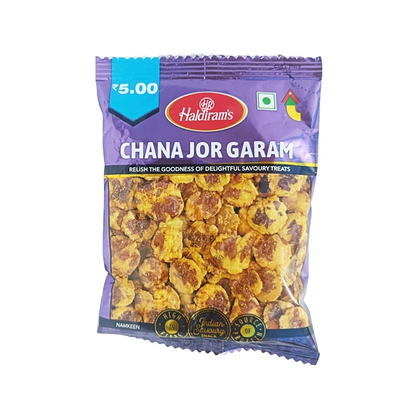 Haldiram's Chana Jor Garam - ₹5 (Pack Of 12)