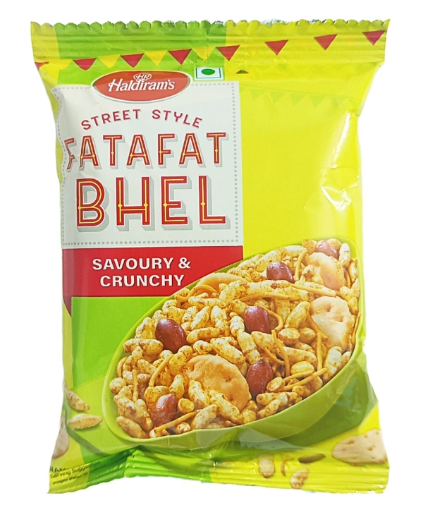 Haldiram's Fatafat Bhel - ₹5 (Pack Of 12) - 