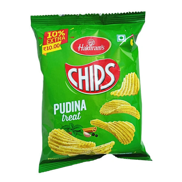 Haldiram's Chips Pudina Terat  - ₹10 (Pack Of 10)