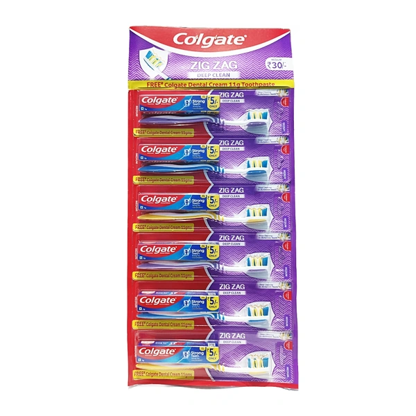 Colgate Zig-Zag Deep Clean Toothbrush -₹30