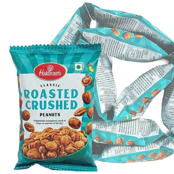 Haldiram's Roasted Crushed Peanuts  - ₹10 (Pack Of 12)