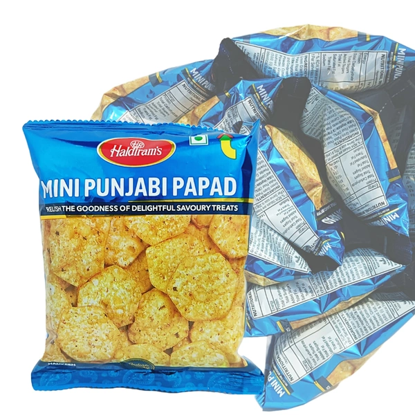 Haldiram's Mini Punjabi Papad  - ₹10 (Pack Of 10)