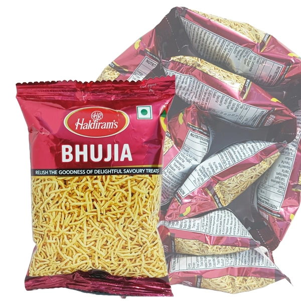 Haldiram's Besan Bhujia - ₹10 (Pack Of 12)