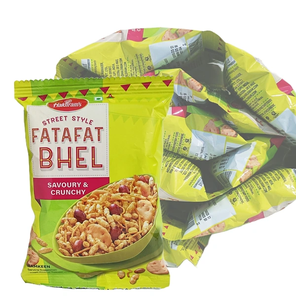 Haldiram's Fatafat Bhel - ₹10 (Pack Of 12)