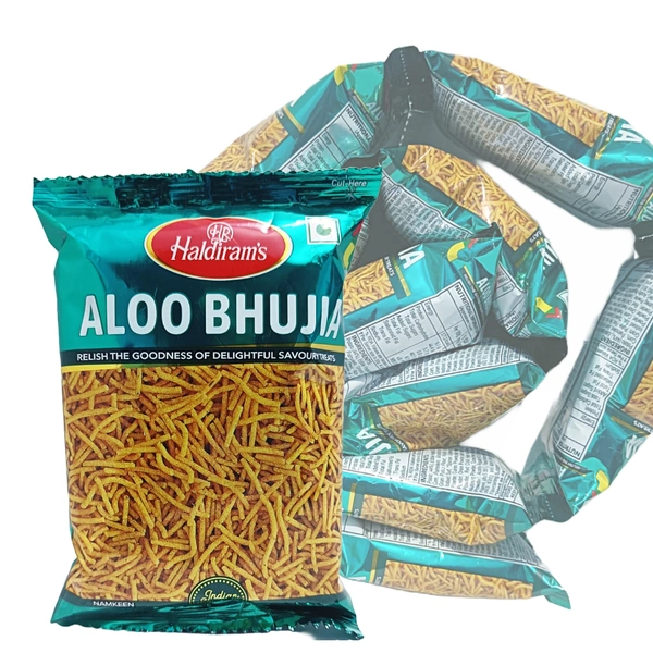 Haldiram's Aloo Bhujia - ₹10 (Pack Of 12)