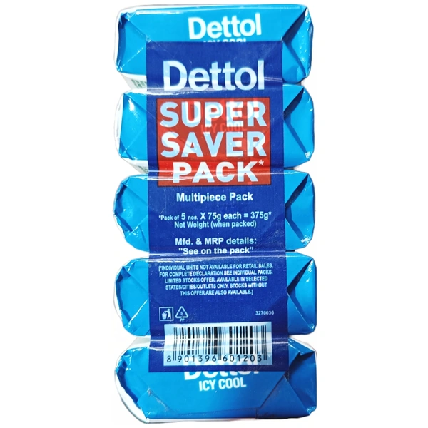 Dettol Cool Soap (5N × 75g) 