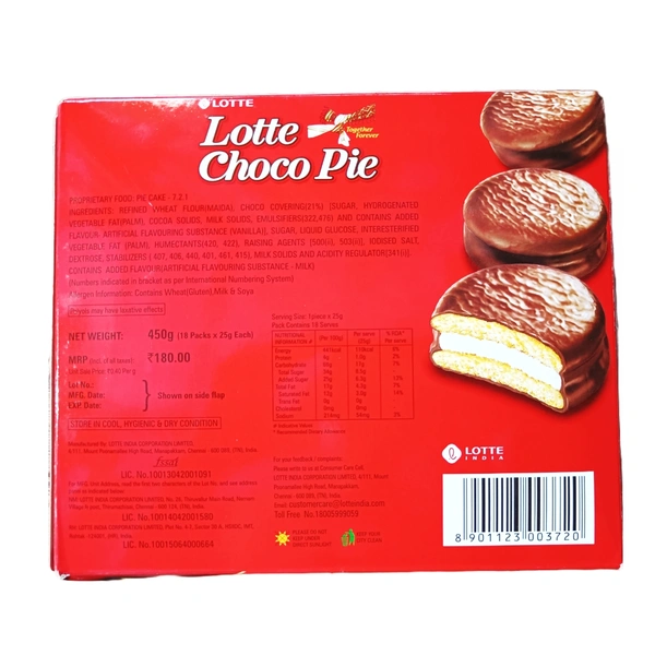 Lotte Choco Pie - Pack Of 18