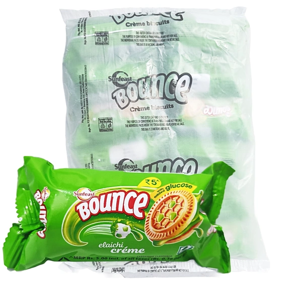 Sunfeast Bounce Elaichi Cream -₹5 - Pack Of 144