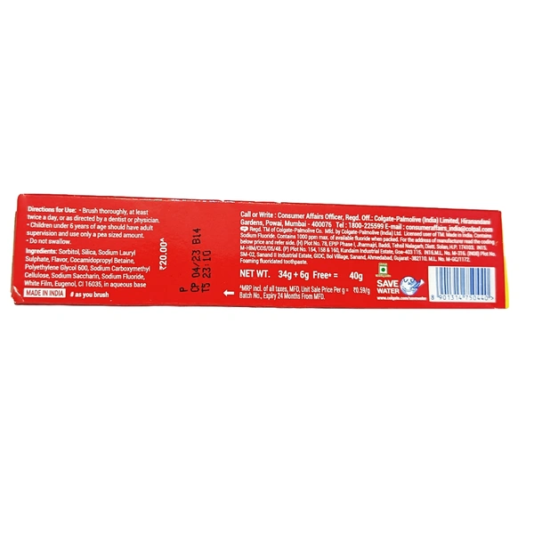 Colgate  Max Fresh -₹20 - Pack Of 12