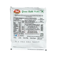 Tops Green Chilli Pickle -₹10 - Pack Of 10