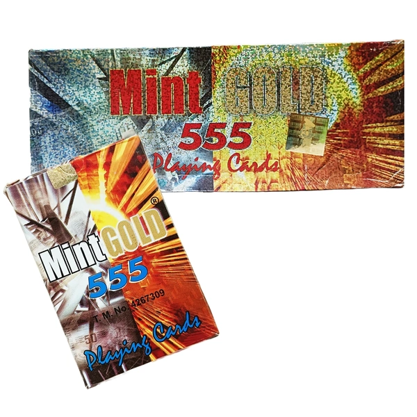Mint Gold 555, Playing Cards (Pack Of 12)