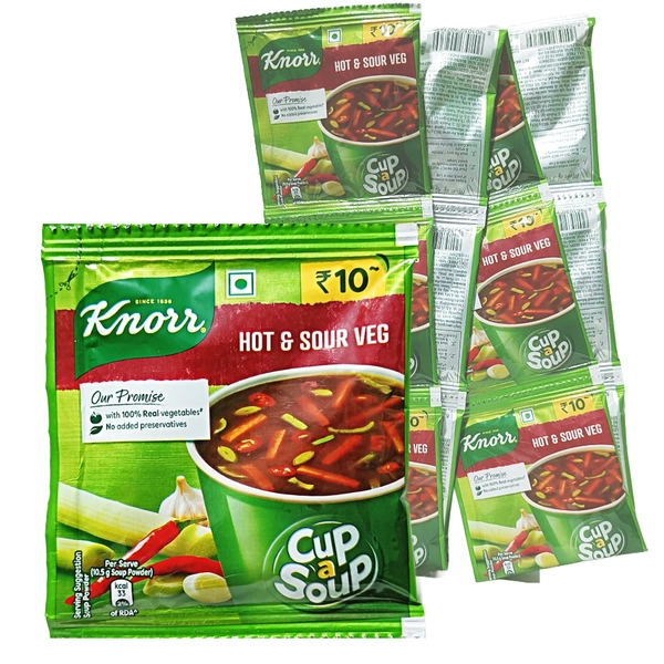 Knorr Soup  Hot & Sour Veg -₹10 - Pack Of 12
