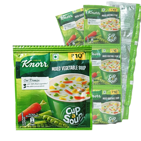 Knorr Mixed Vegetable Soup -₹10 - Pack Of 12