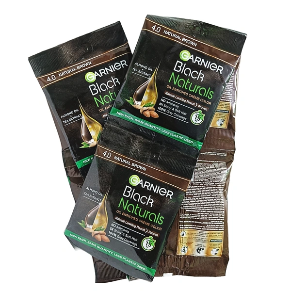 Garnier 4.0 Natural Brown  -₹45 × 10N
