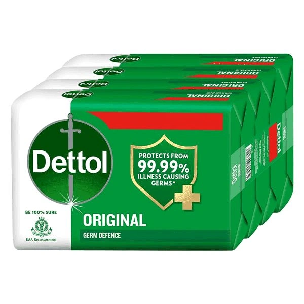 Dettol original soap set (5 × 100 gm)
