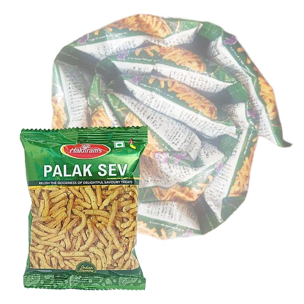 Haldiram's Palak Sev - ₹10 (Pack Of 10) - 