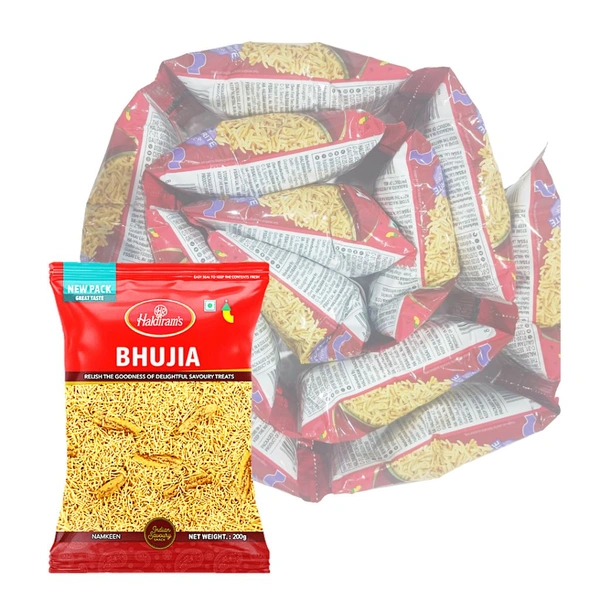 Haldiram's Besan Bhujia - ₹10(Pack Of 12) - 