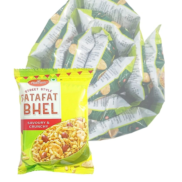 Haldiram's Fatafat Bhel - ₹5 (Pack Of 12) - 
