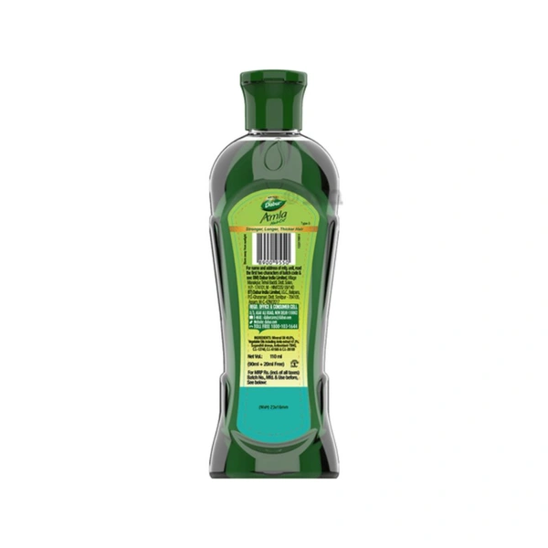 Dabur Amla Hair Oil - For Strong, Long and Thick Hair -136ml 