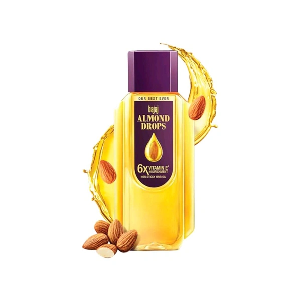 Bajaj Almond Drops Non-Sticky Hair Oil - 185 ml