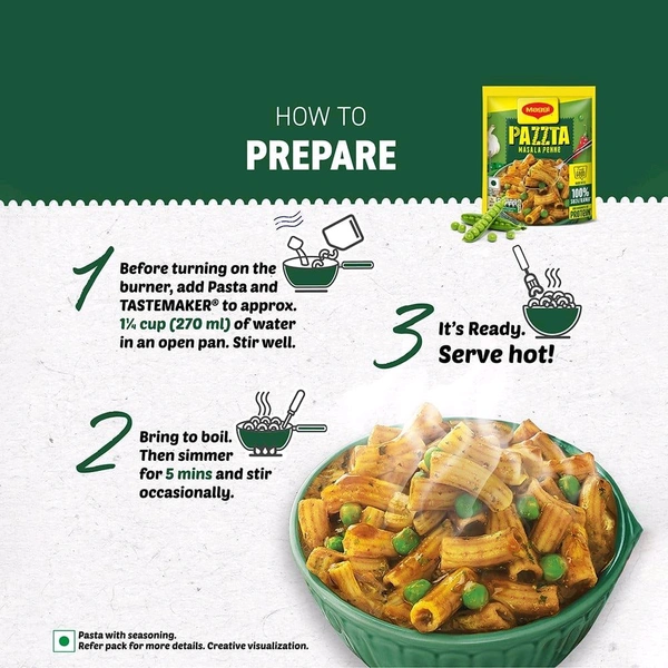 Maggi Pazzta Masala Penne Instant Pasta - 69.5g