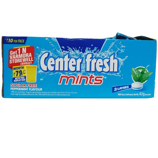 Center Fresh Mints -₹10 - Pack Of 24