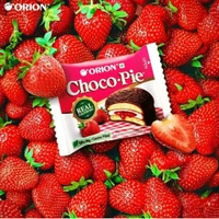 Orion Choco Pie Real Strawberry - ₹10 (Pack Of 18)