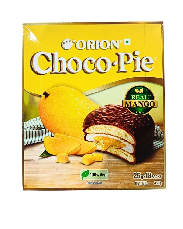 Choco Pie Real Mango - ₹10 (Pack Of 18)