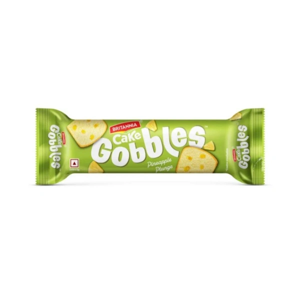 Britannia Cake Gobbles Pineapple Plunge - 45g