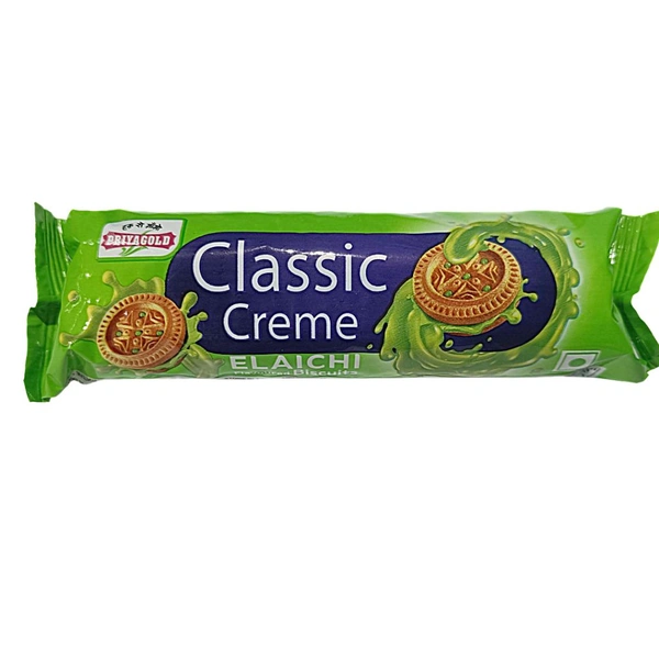 Classic Cream Elaichi Flavoured Biscuits - ₹10  (Pack Of 10)