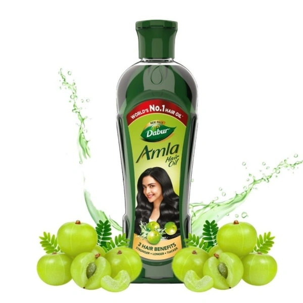 Dabur Amla Hair Oil - For Strong, Long and Thick Hair - 450 Ml + 90ml Free