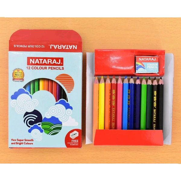 Nataraj 12 Colour Pencils