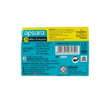 Apsara 10 Shades Wax Crayons - ₹10 (Pack Of 10)