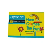 Apsara 10 Shades Wax Crayons - ₹10 (Pack Of 10)