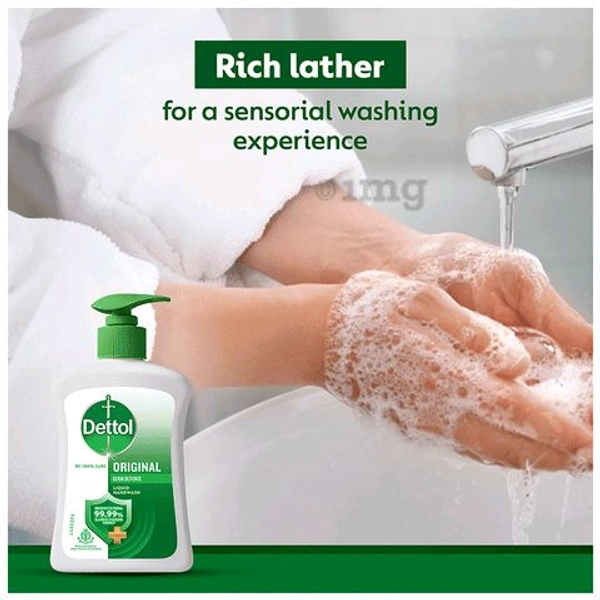 Dettol Original Liquid Handwash 200ml with Liquid Handwash Refill 175ml