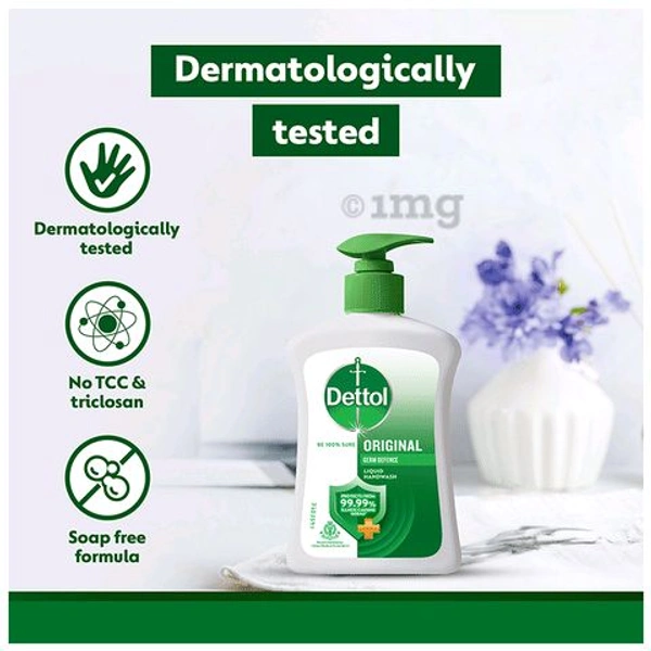 Dettol Original Liquid Handwash 200ml with Liquid Handwash Refill 175ml