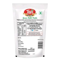 TOPS Gold Green Chilli Pickle - 90g. Pouch