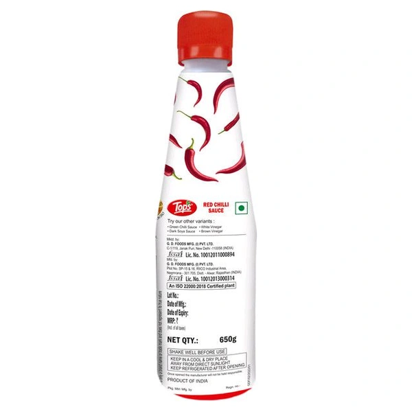 TOPS Red Chilli Sauce - 650g
