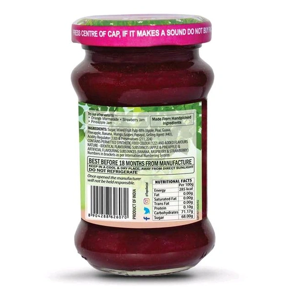 TOPS Mixed Fruit Jam - 200g. Glass Bottle