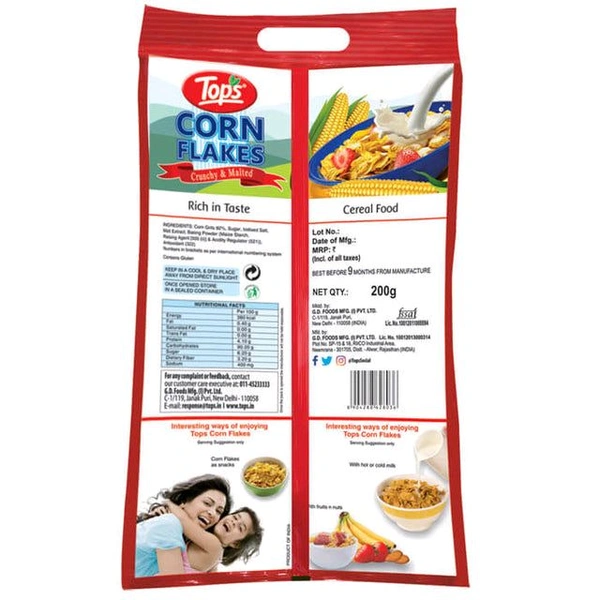 
TOPS Corn Flakes - 200g. Pouch