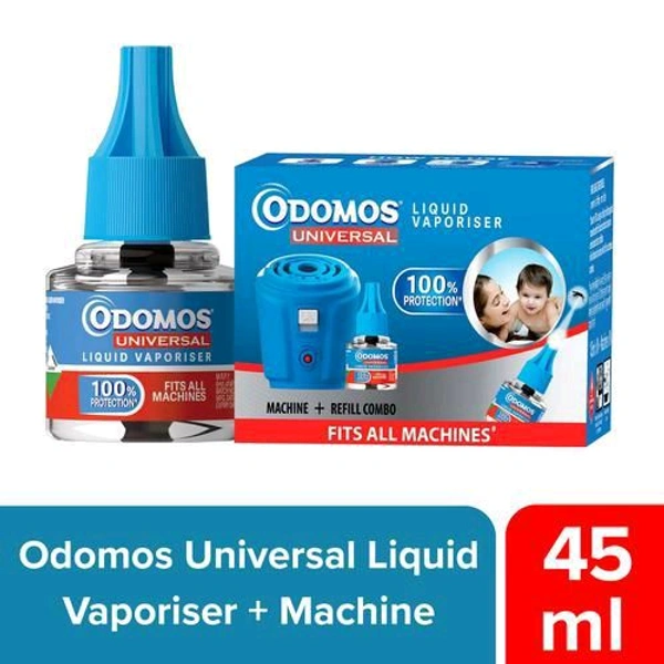 Odomos Universal Liquid Vaporiser, Machine + Refill Combo
