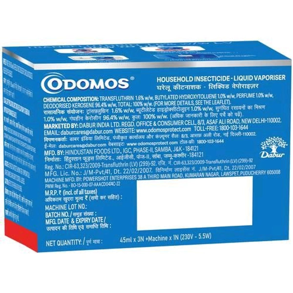Odomos Universal Liquid Vaporiser, Machine + Refill Combo