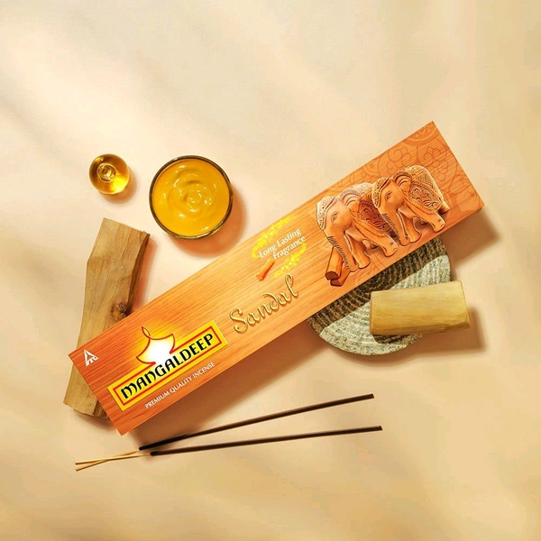 Mangaldeep Sandal Incense Sticks / Agarbatti - ₹55